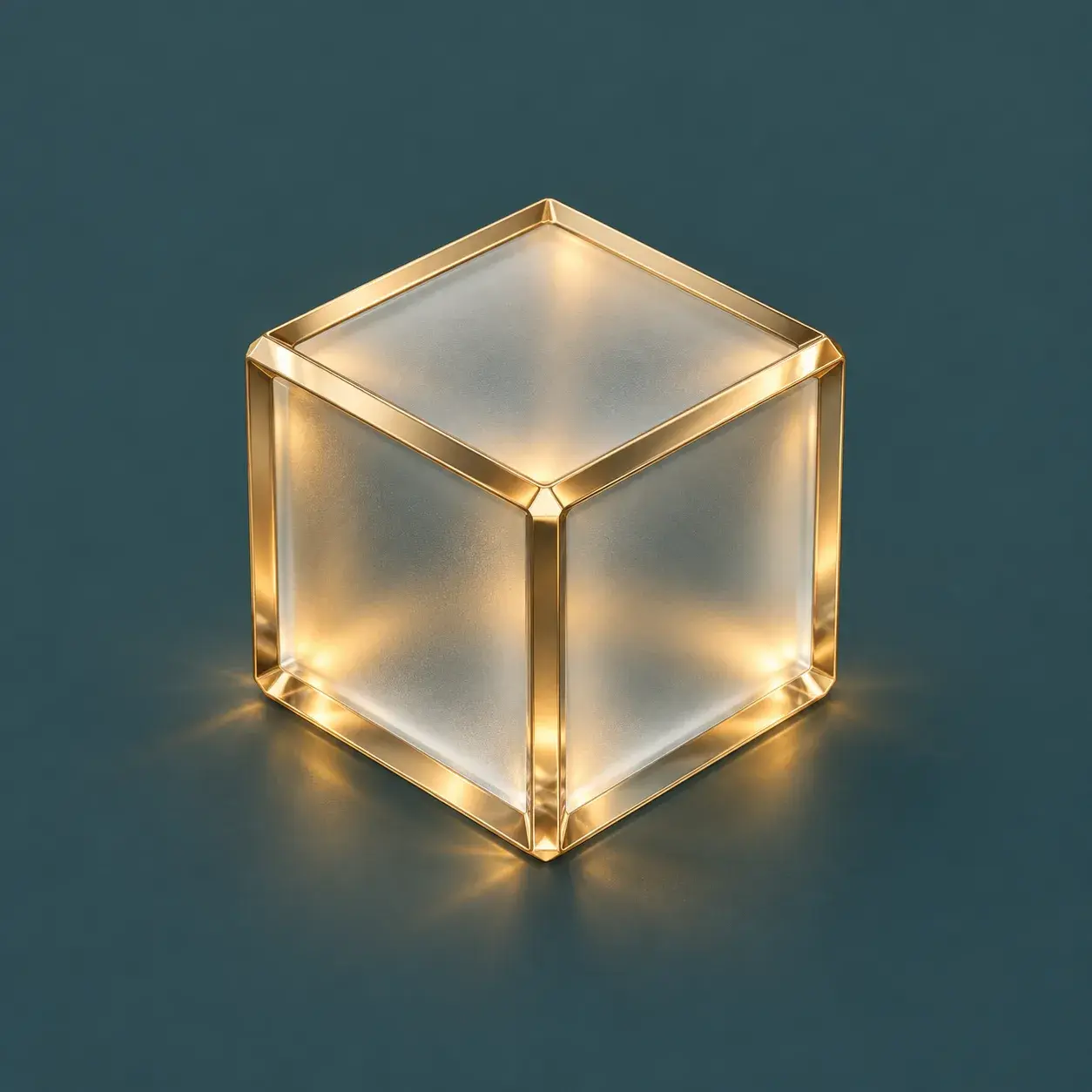 Glass cube